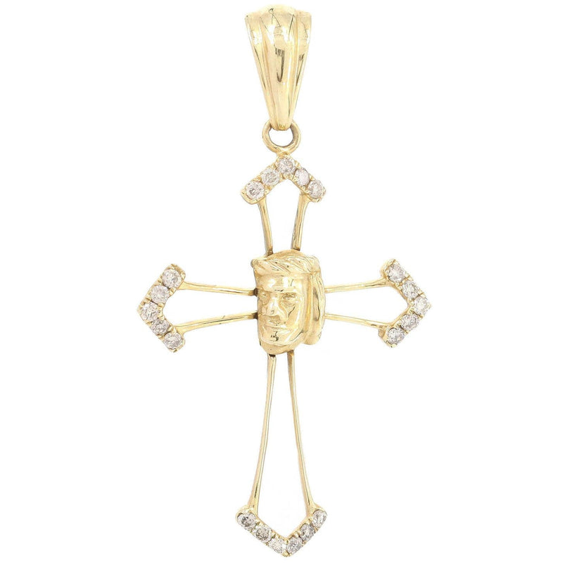 Diamond Cross Pendant | 0.2 Carats | 1.54 Grams