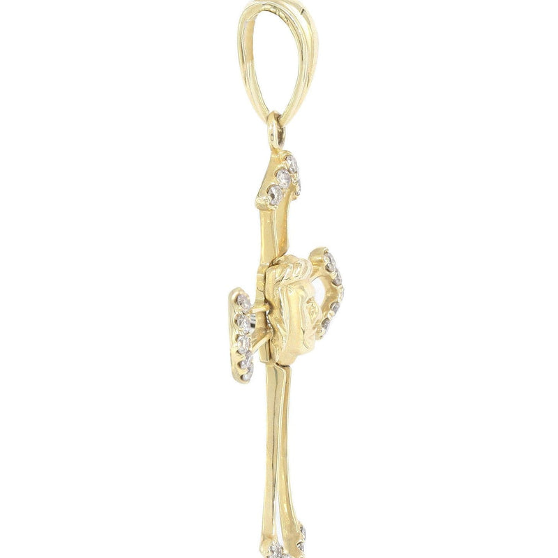 Diamond Cross Pendant | 0.2 Carats | 1.54 Grams