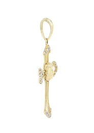 Diamond Cross Pendant | 0.2 Carats | 1.54 Grams