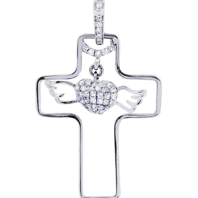 Diamond Cross Pendant | 0.24 Carats | 2.13 Grams
