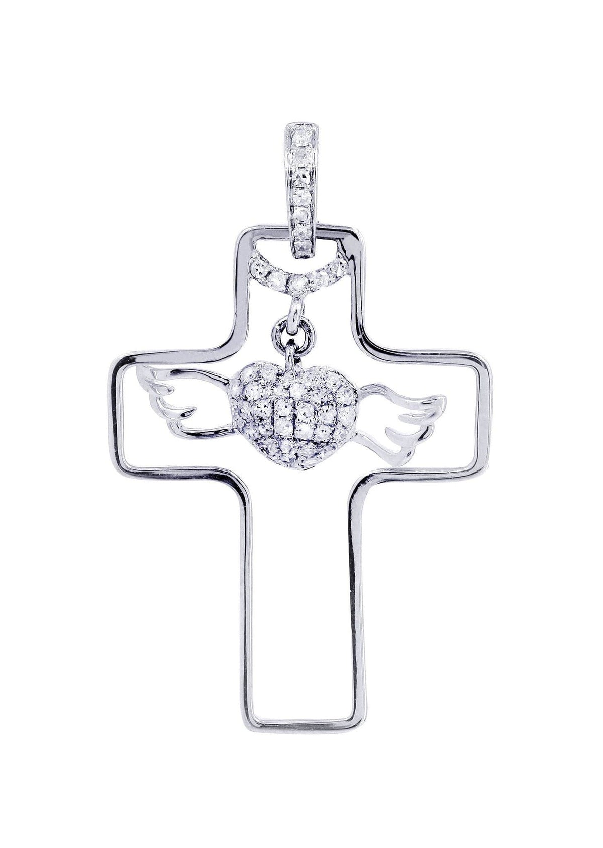 Diamond Cross Pendant | 0.24 Carats | 2.13 Grams