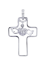 Diamond Cross Pendant | 0.24 Carats | 2.13 Grams