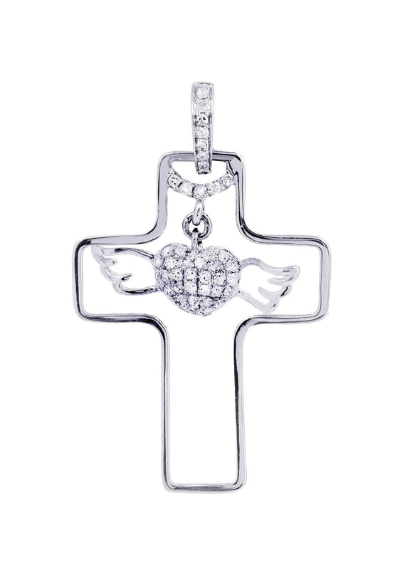 Diamond Cross Pendant | 0.24 Carats | 2.13 Grams