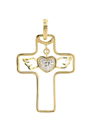 Diamond Cross Pendant | 0.24 Carats | 2.13 Grams