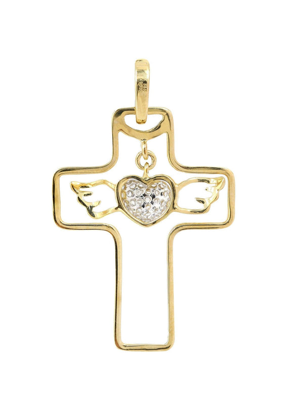Diamond Cross Pendant | 0.24 Carats | 2.13 Grams