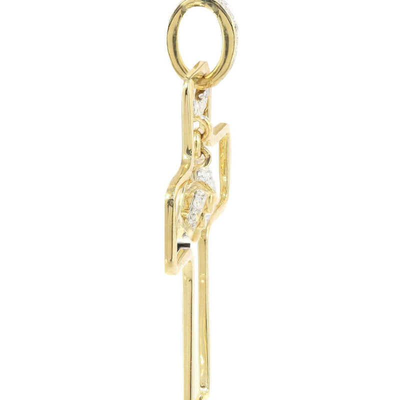 Diamond Cross Pendant | 0.24 Carats | 2.13 Grams