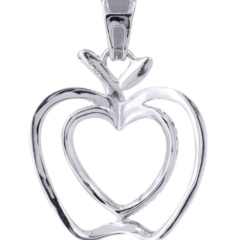 Diamond Apple Pendant | 0.38 Carats | 2.07 Grams