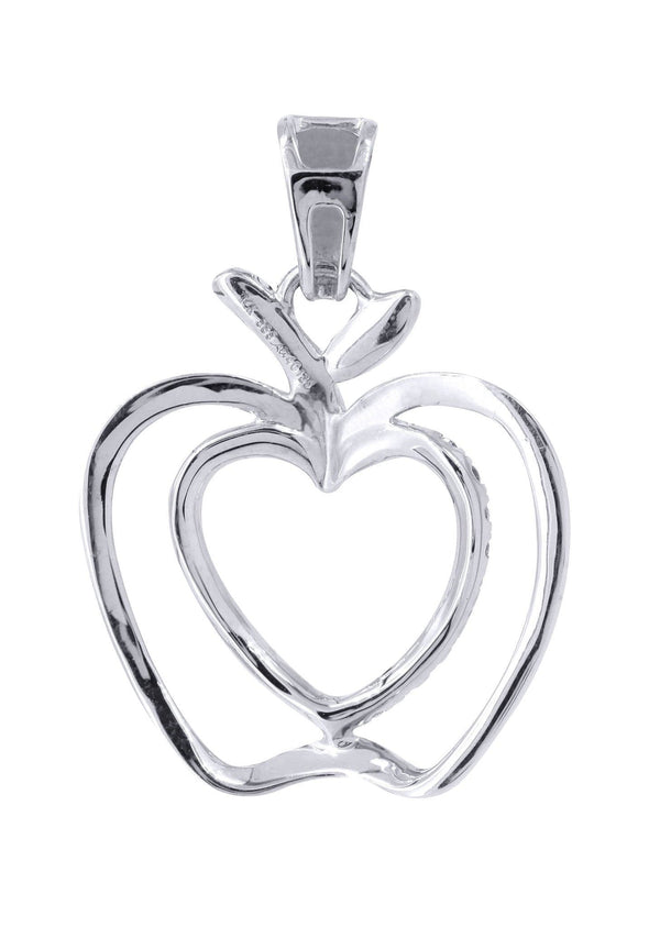 Diamond Apple Pendant | 0.38 Carats | 2.07 Grams