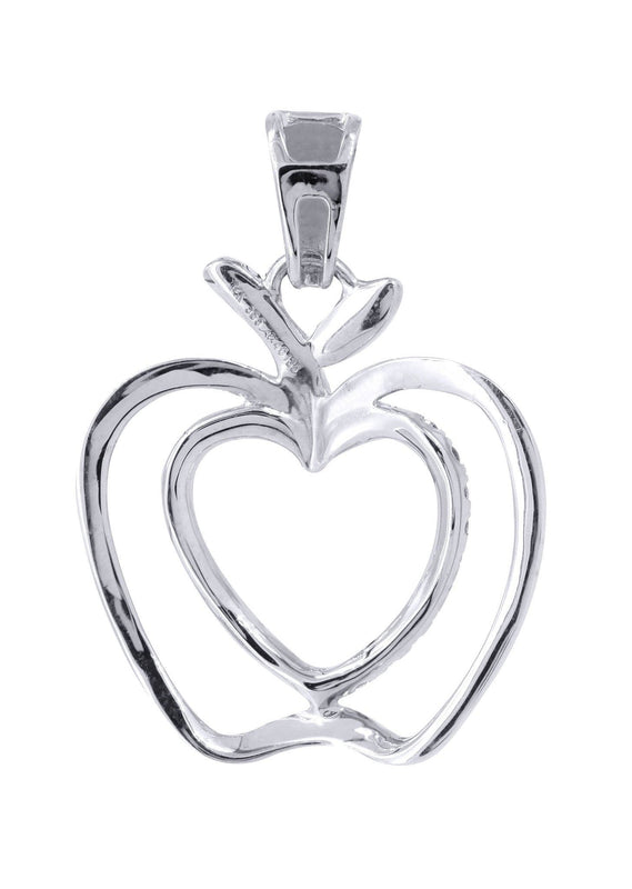 Diamond Apple Pendant | 0.38 Carats | 2.07 Grams