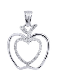 Diamond Apple Pendant | 0.38 Carats | 2.07 Grams