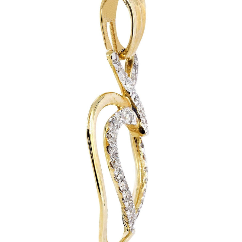 Diamond Apple Pendant | 0.38 Carats | 2.04 Grams