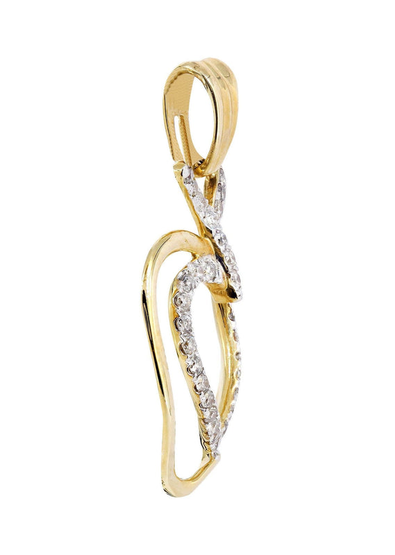 Diamond Apple Pendant | 0.38 Carats | 2.04 Grams