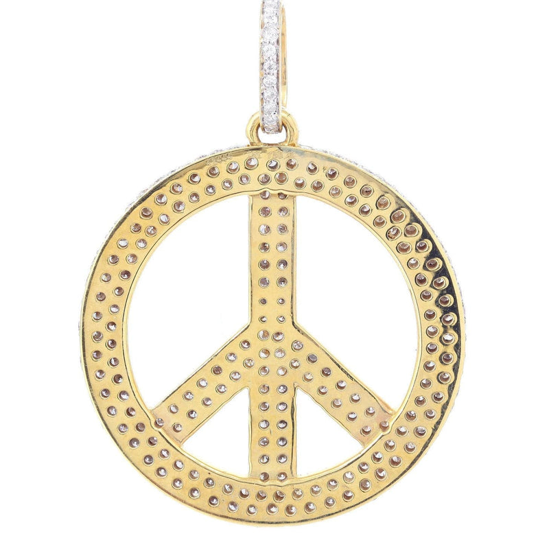 Diamond Peace Pendant | 2.51 Carats | 16.64 Grams