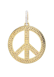 Diamond Peace Pendant | 2.51 Carats | 16.64 Grams
