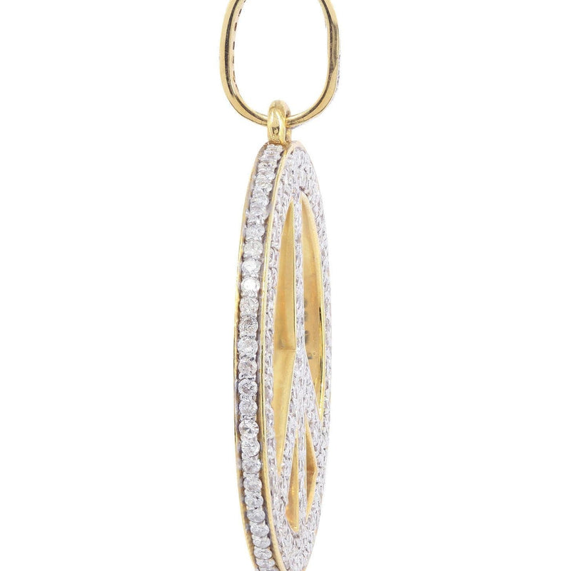 Diamond Peace Pendant | 2.51 Carats | 16.64 Grams