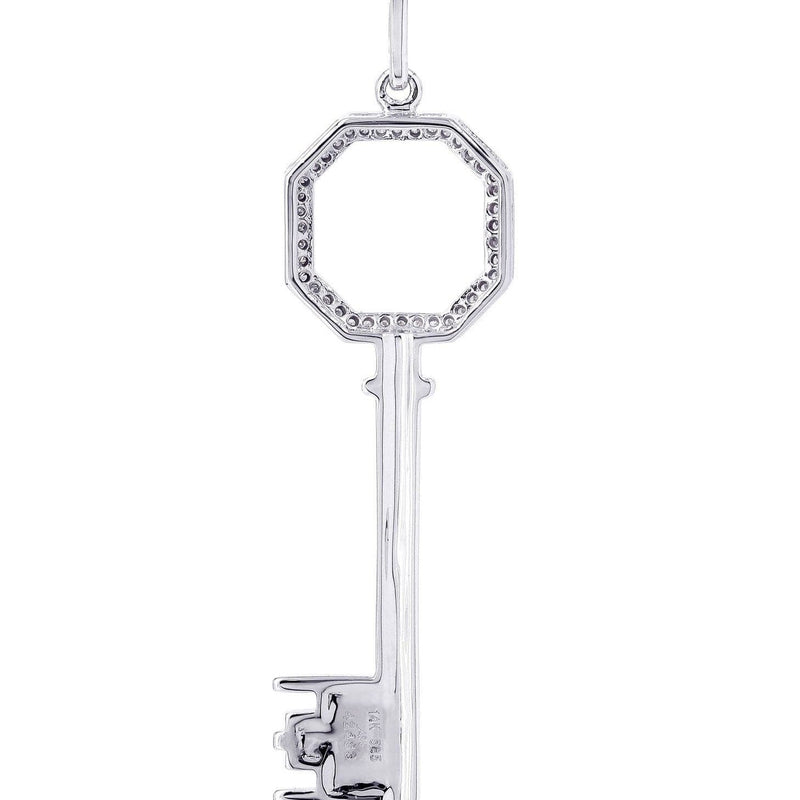 Diamond Key Pendant | 0.14 Carats | 2.51 Grams