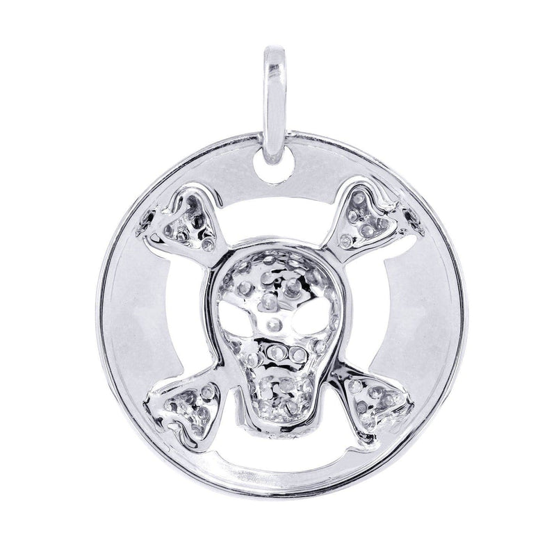 Diamond Skull Pendant | 0.61 Carats | 3.24 Grams