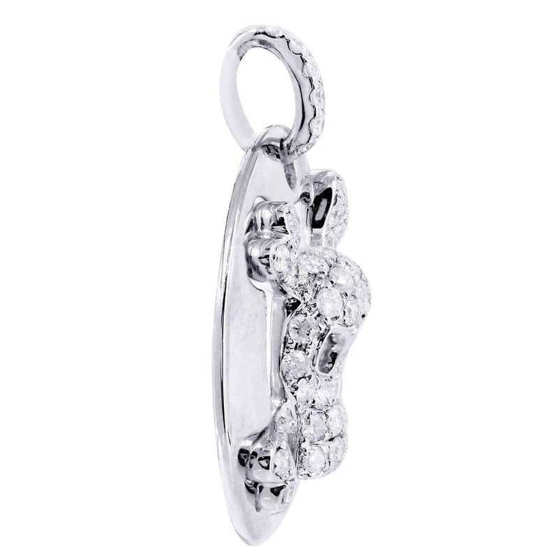 Diamond Skull Pendant | 0.61 Carats | 3.24 Grams