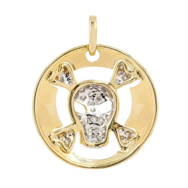 Diamond Skull Pendant | 0.62 Carats | 3.18 Grams