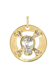 Diamond Skull Pendant | 0.62 Carats | 3.18 Grams