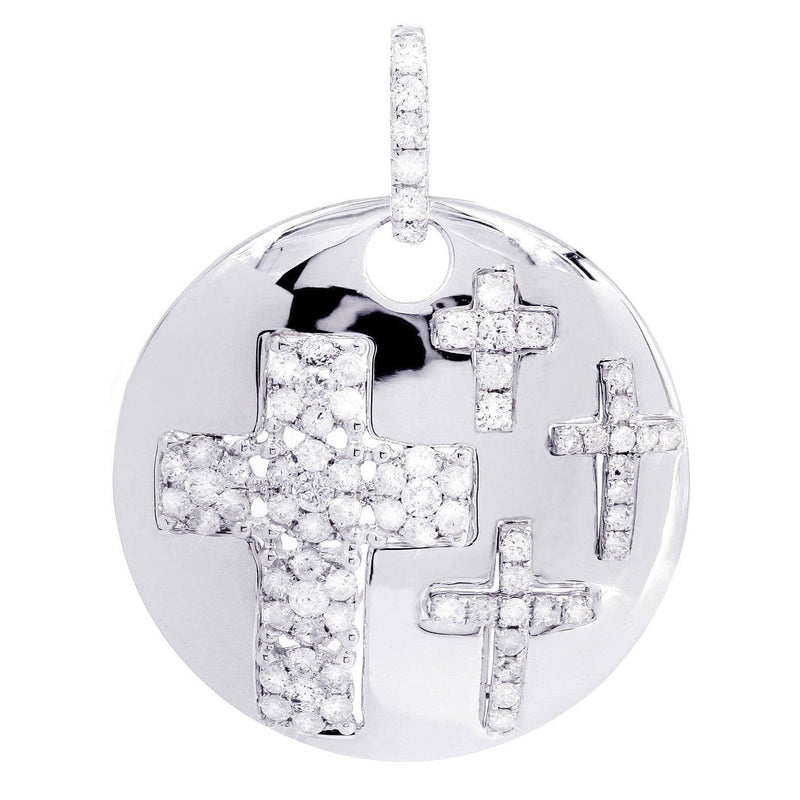 Diamond Cross Pendant | 0.81 Carats | 4.96 Grams