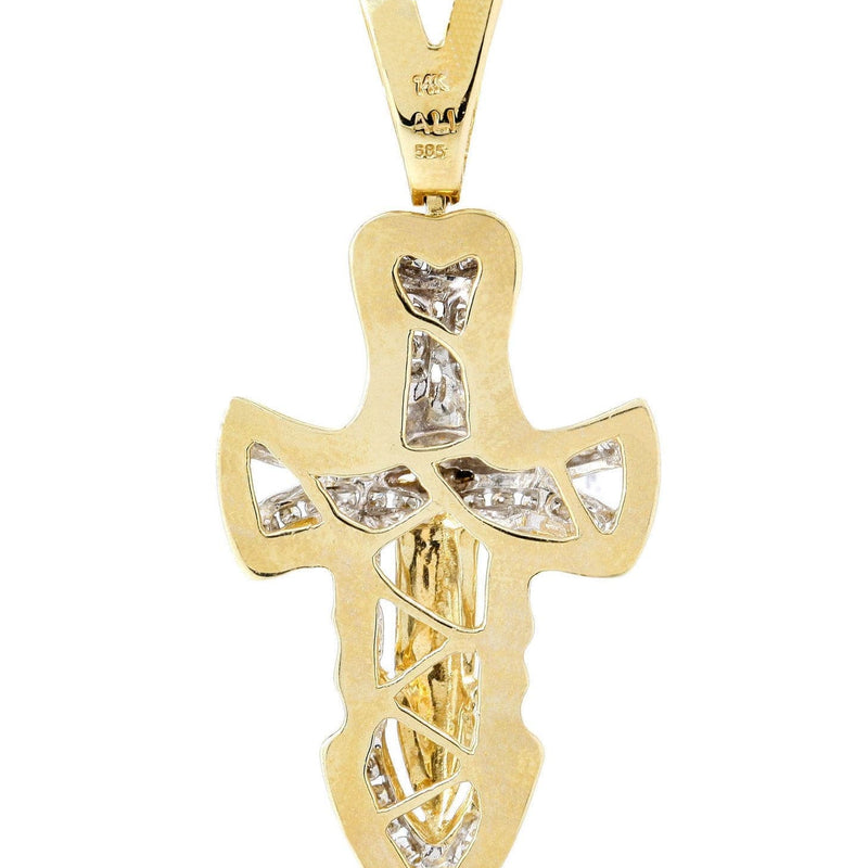 Diamond Cross Pendant | 0.32 Carats | 8.32 Grams