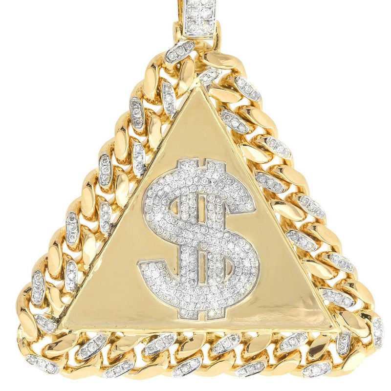 Diamond Cross Pendant| 2.33 Carats| 48.34 Grams