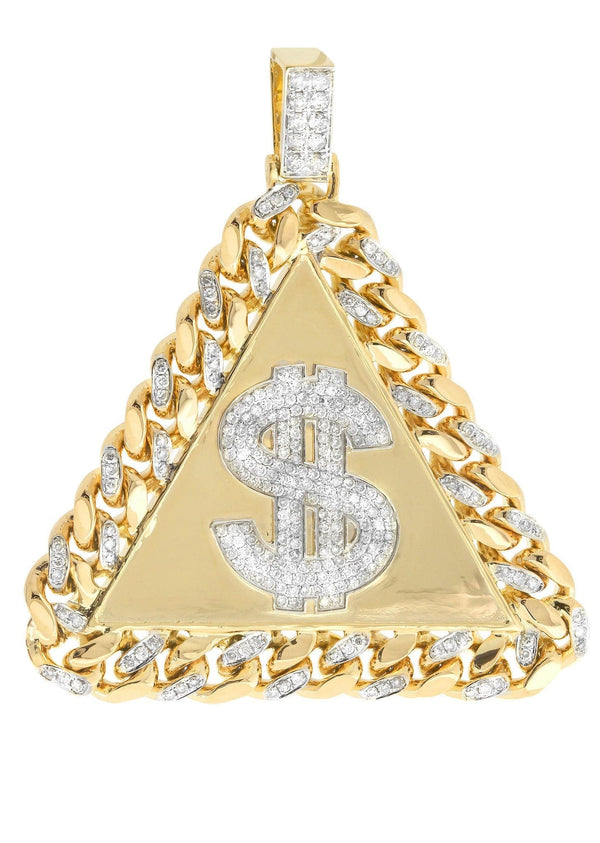Diamond Cross Pendant| 2.33 Carats| 48.34 Grams