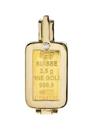 Diamond Dog Tag Pendant |0.86 Carats | 4.91 Grams