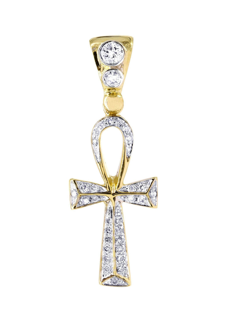 Diamond Ankh Pendant | 0.50 Carats | 2.84 Grams