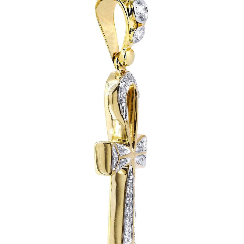 Diamond Ankh Pendant | 0.50 Carats | 2.84 Grams