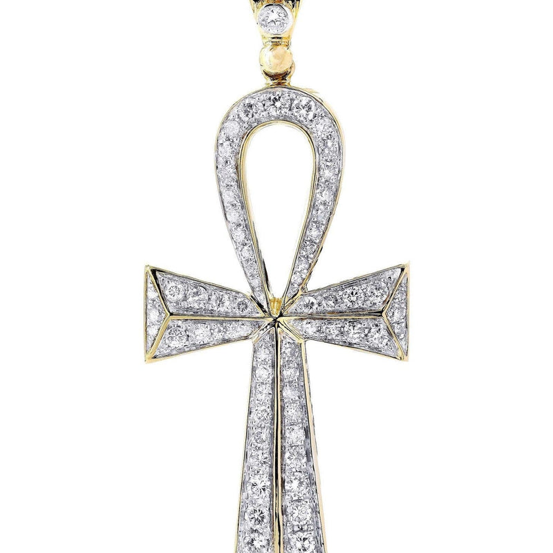 Diamond Ankh Pendant | 1.31 Carats | 9 Grams