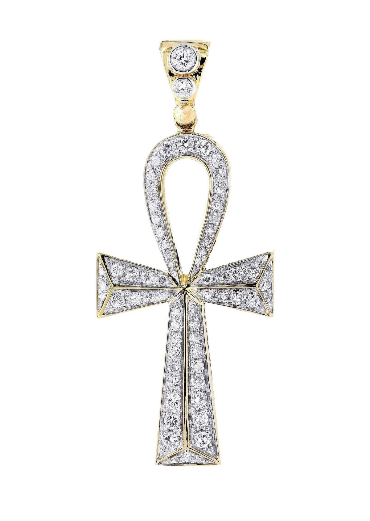 Diamond Ankh Pendant | 1.31 Carats | 9 Grams
