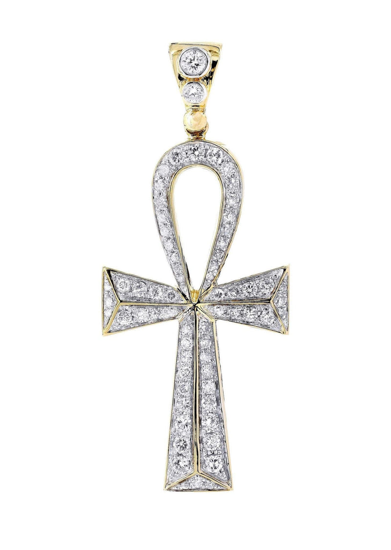 Diamond Ankh Pendant | 1.31 Carats | 9 Grams
