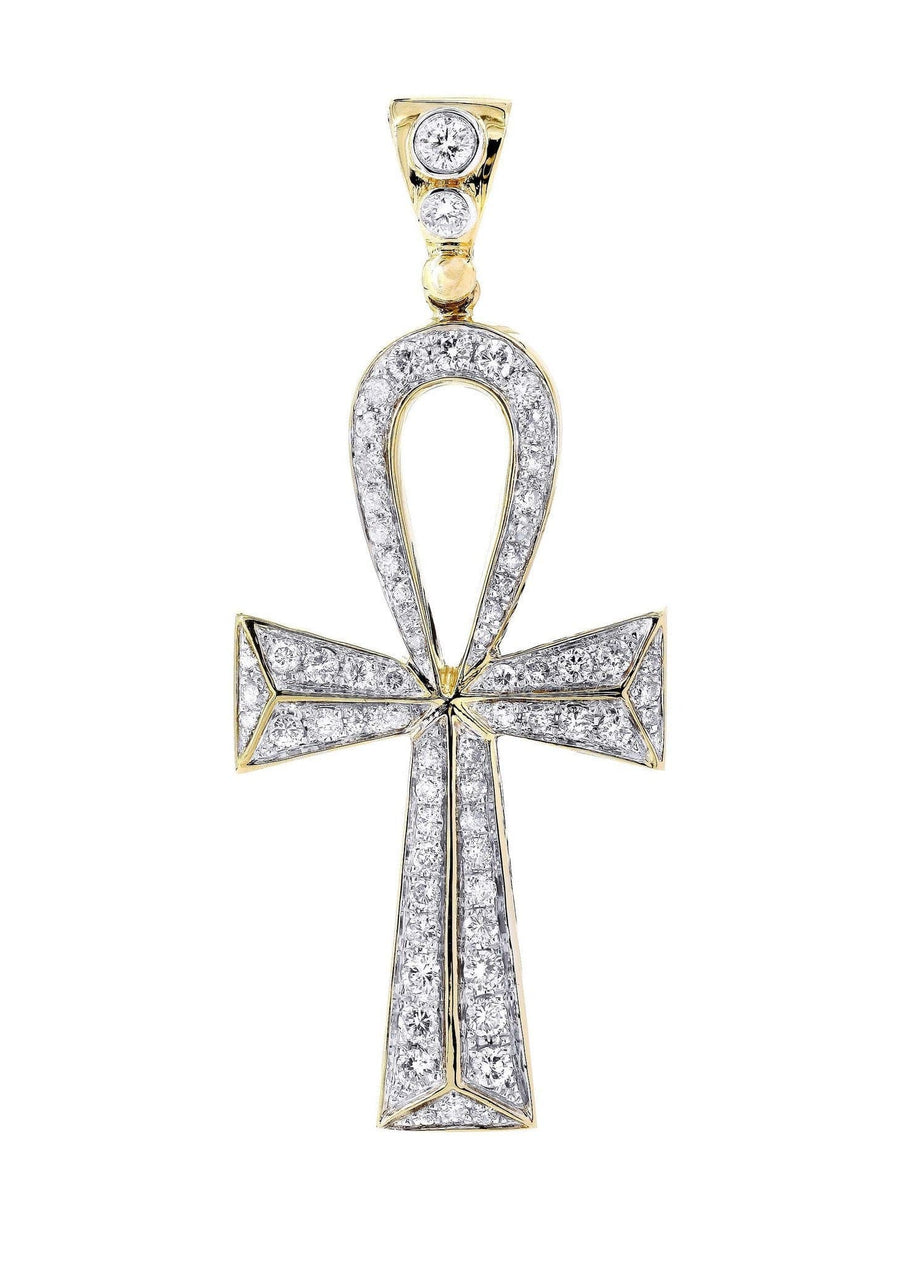Diamond Ankh Pendant | 1.31 Carats | 9 Grams