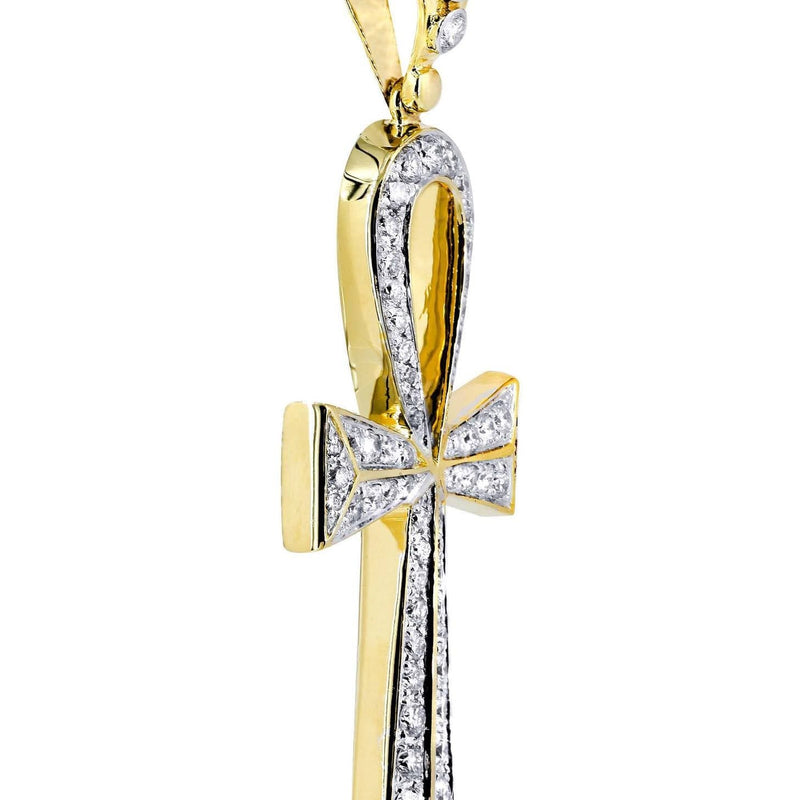 Diamond Ankh Pendant | 1.31 Carats | 9 Grams