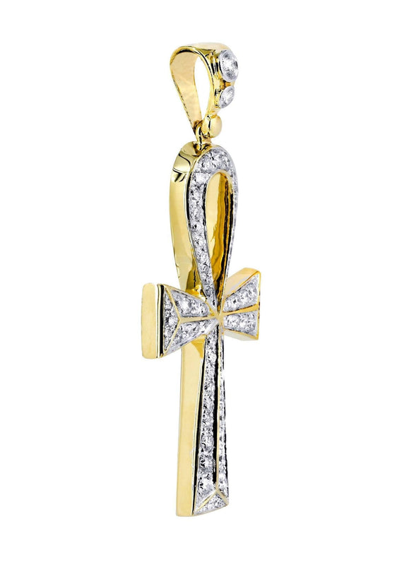 Diamond Ankh Pendant | 1.31 Carats | 9 Grams