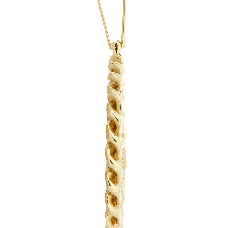 14 Yellow Gold Medusa Diamond Necklace  | 1.44 Carats