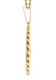 14 Yellow Gold Medusa Diamond Necklace  | 1.44 Carats