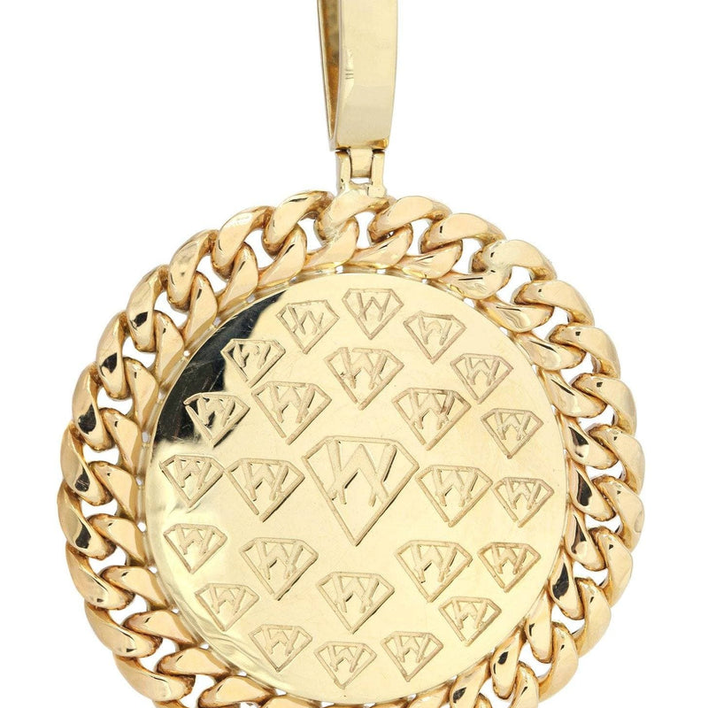 14 Yellow Gold Jesus Head Diamond Necklace| 1.59 Carats