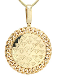 14 Yellow Gold Jesus Head Diamond Necklace| 1.59 Carats