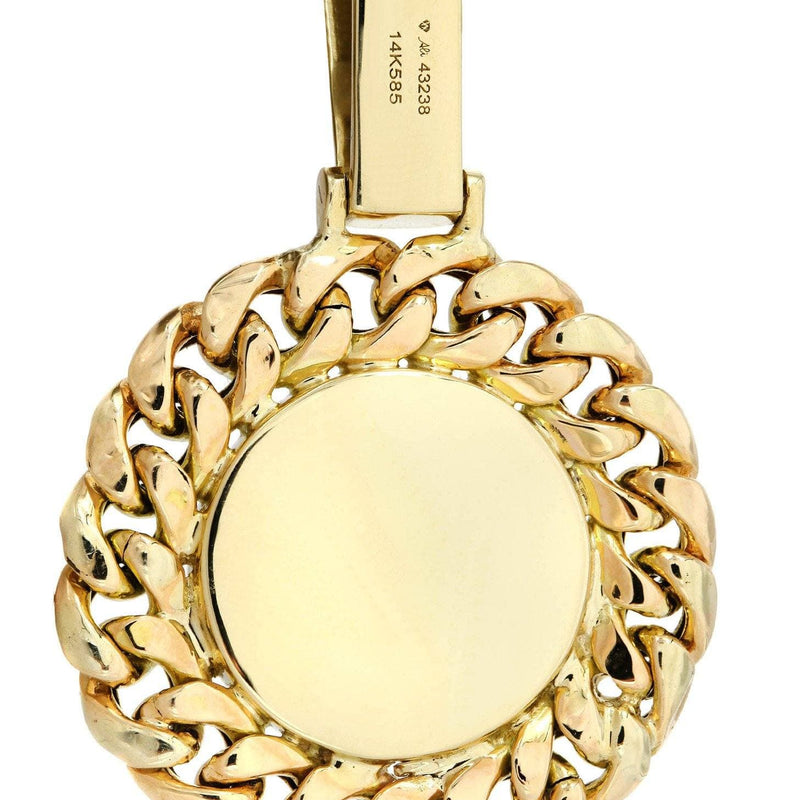 14 Yellow Gold Hamsa Diamond Necklace | 0.7 Carats