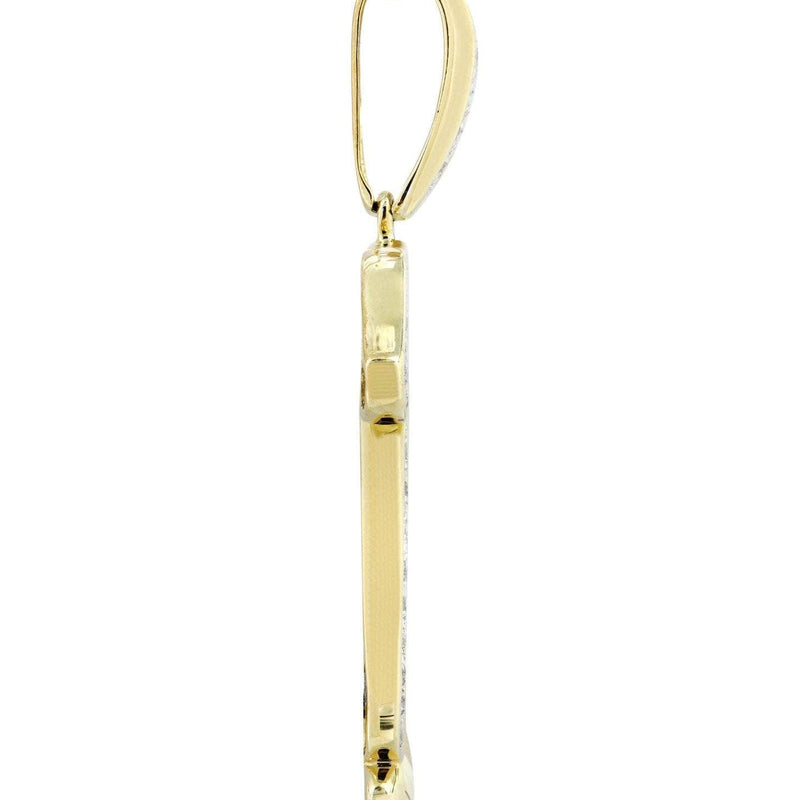 10K Yellow Gold 100 Diamond Necklace  | 1.14 Carats