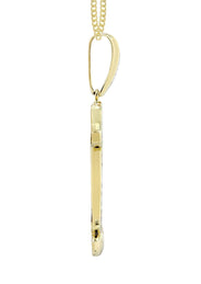 10K Yellow Gold 100 Diamond Necklace  | 1.14 Carats