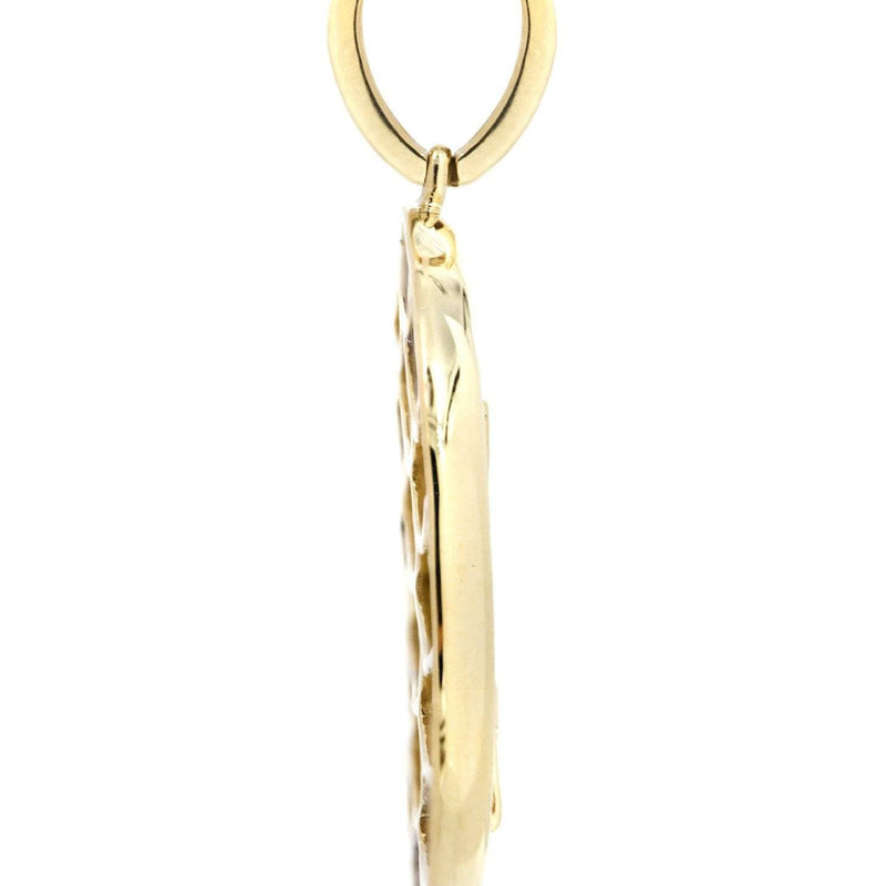 10K Yellow Gold Last Supper Diamond Necklace  | 0.32 Carats