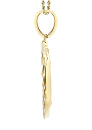10K Yellow Gold Last Supper Diamond Necklace  | 0.32 Carats