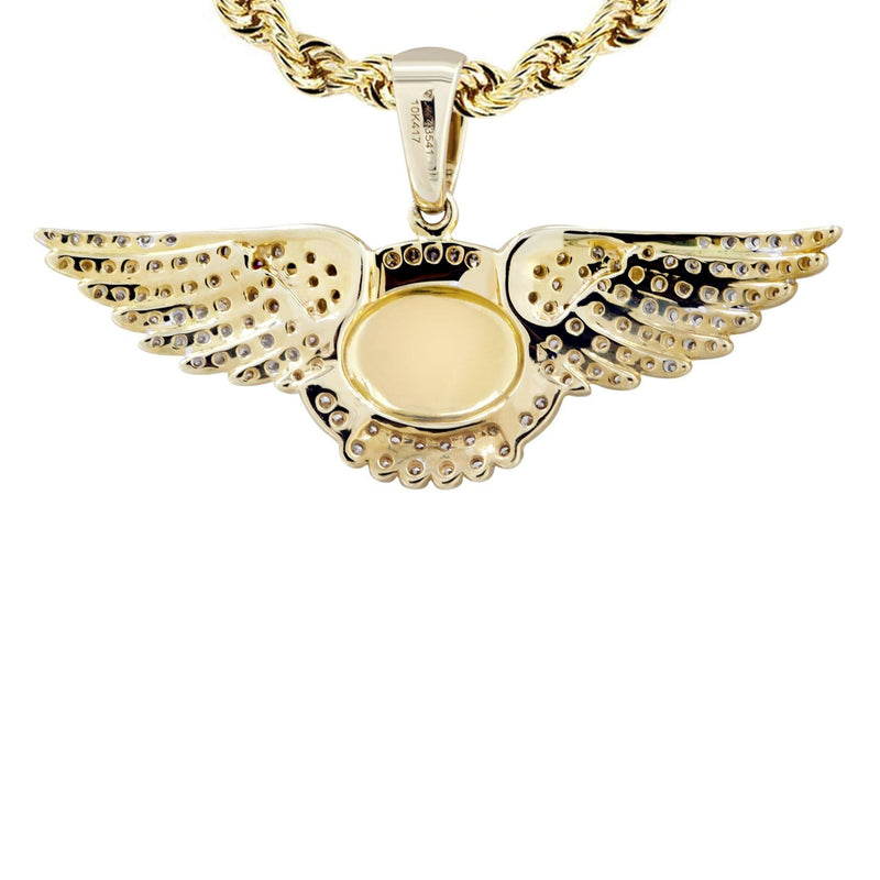 10K Yellow Gold Bentley Diamond Necklace  | 0.54 Carats