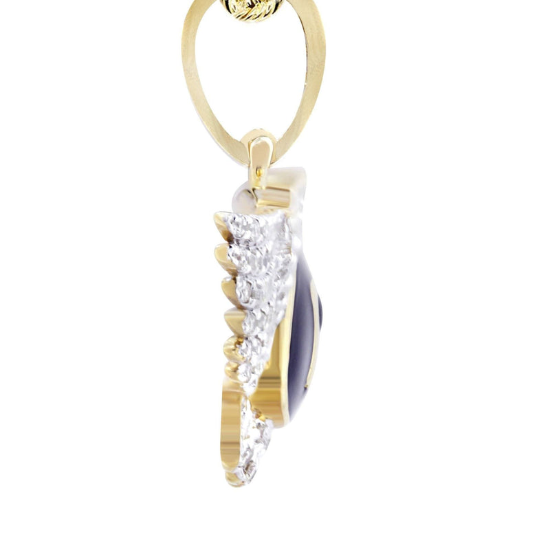10K Yellow Gold Bentley Diamond Necklace  | 0.54 Carats
