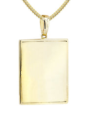 10K Yellow Gold Vault Diamond Necklace  | 0.59 Carats
