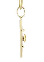 10K Yellow Gold Vault Diamond Necklace  | 0.59 Carats